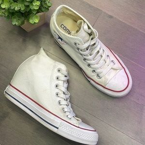wedge converse white